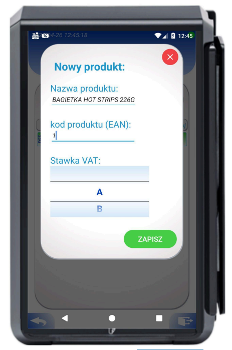 Edycja / dodawanie nowego towaru