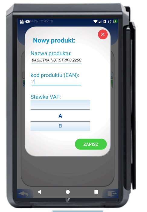 Edycja / dodawanie nowego wyboru