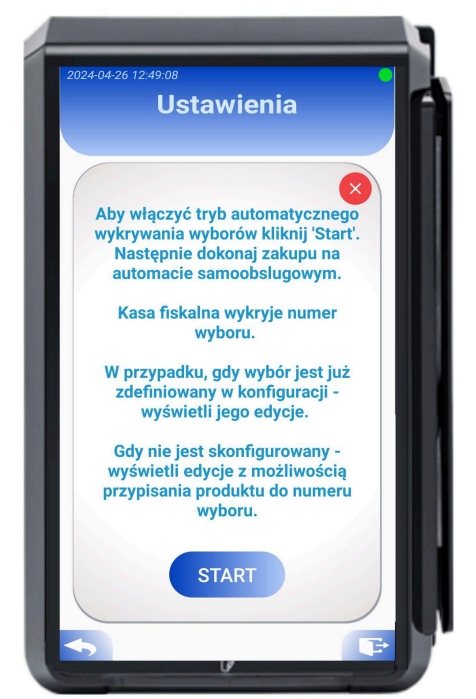 Tryb wykrycia numeru wyboru (MDB)